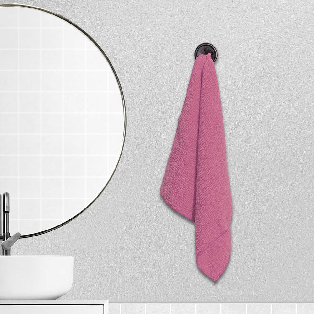 4-Pack: Portable Towel Holder Hooks Tool Kitchen Organization, Bathroom Accessories Gadget