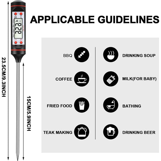 2-Piece Set: Multi-functional Thermometer Pen with High Accuracy and Instant Read