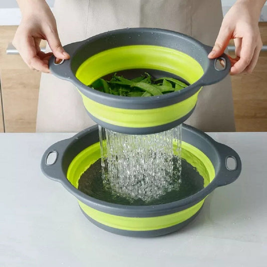 2-Piece Set: Nuvita 2 in 1 Foldable Straining Bowl