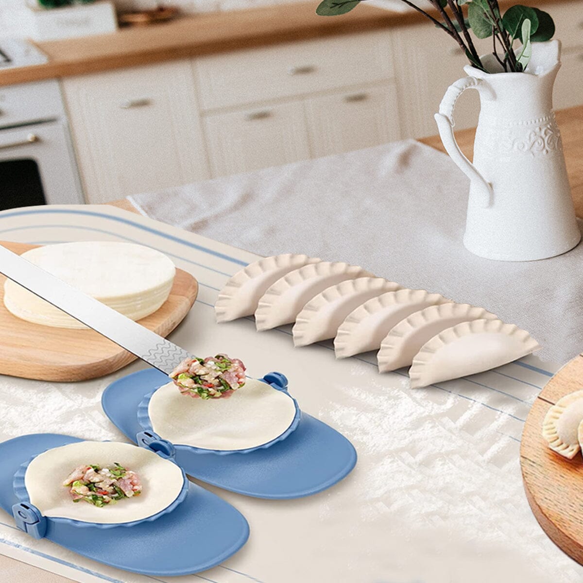 3-Piece Set: Perfect Dumpling Ravioli Empanadas Pie Pastry Maker Mold Dough Press