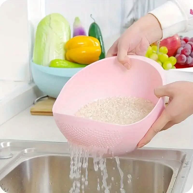 Multi-Use Food Safe Rice Washing Bowl